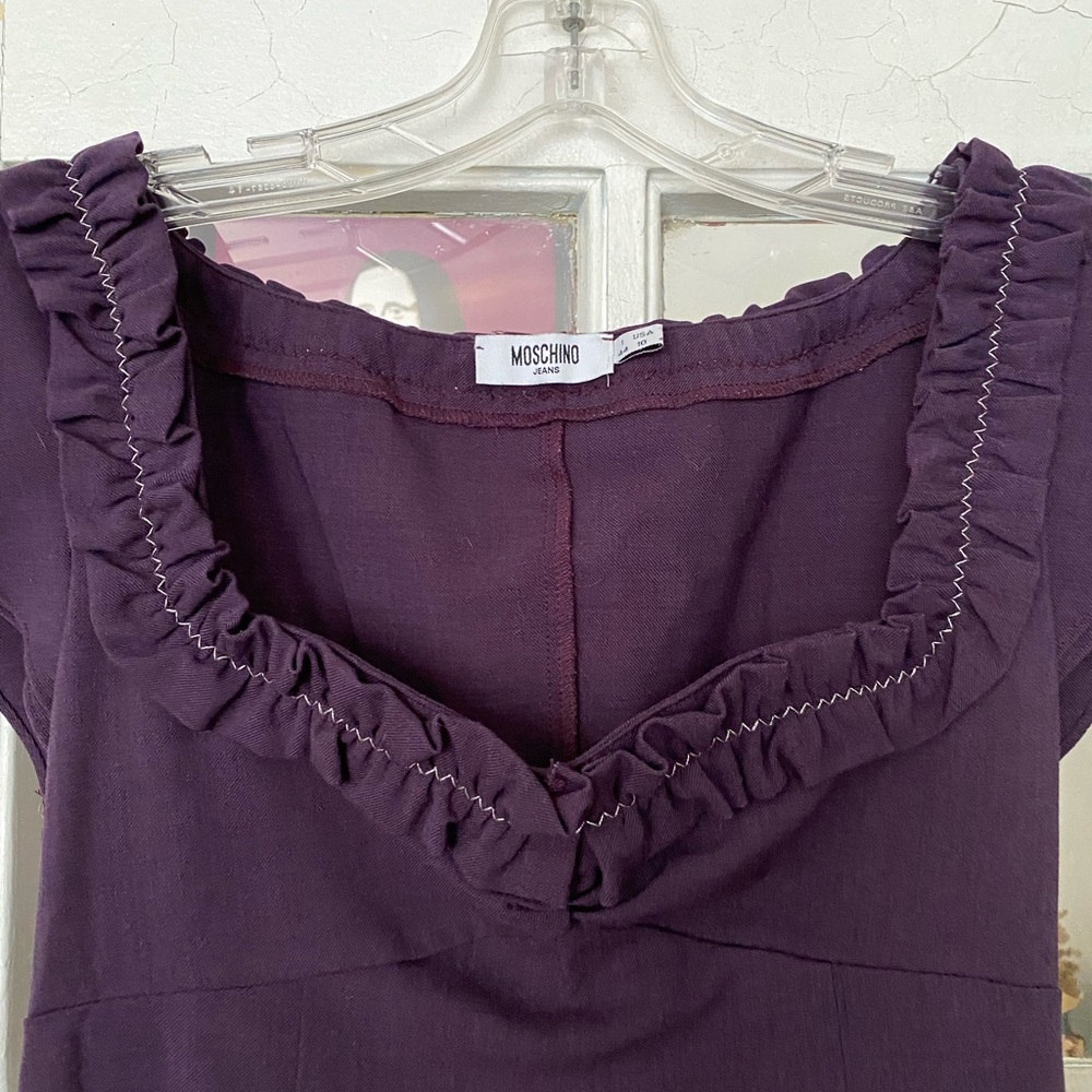 Moschino Purple Dress